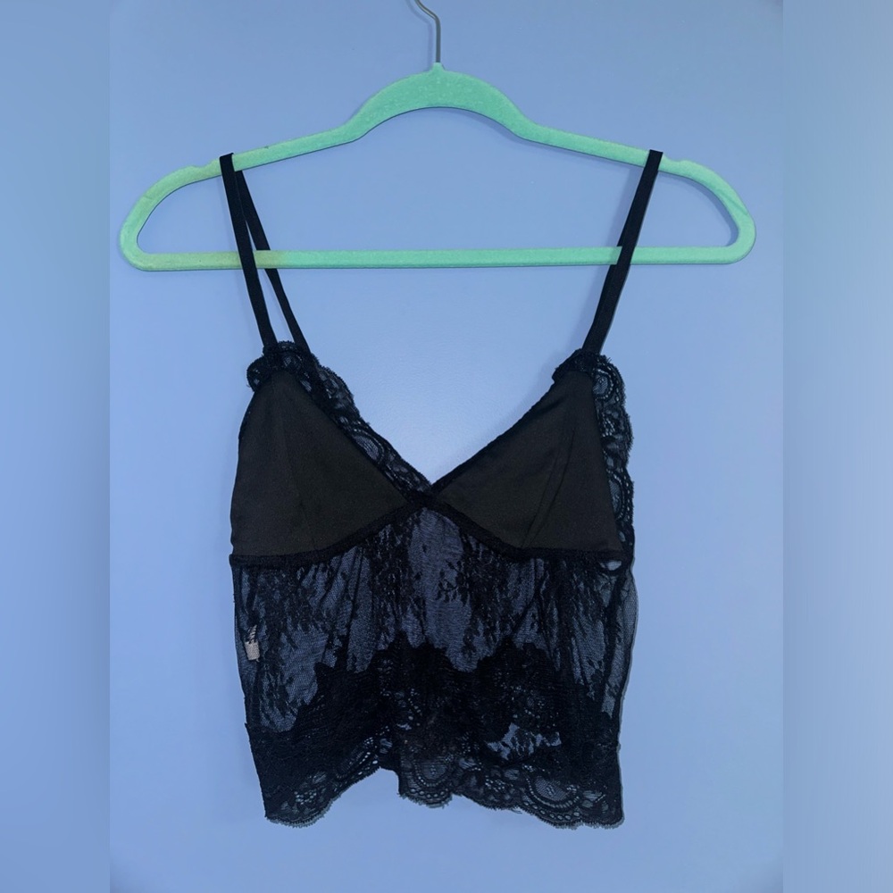 Cute Black Lace Top
